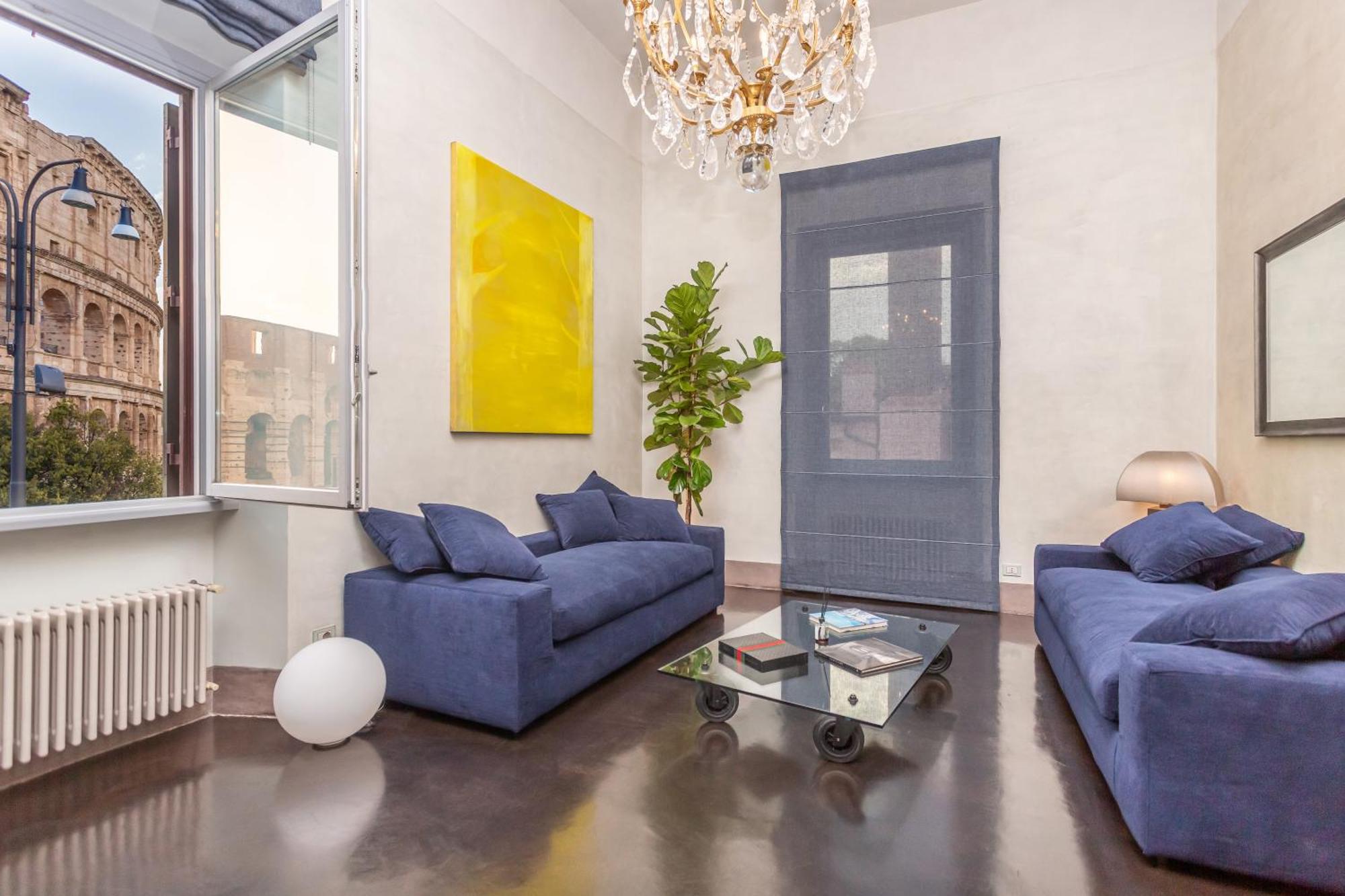 Iconic Apartment With Unique Colosseum View Рим Экстерьер фото